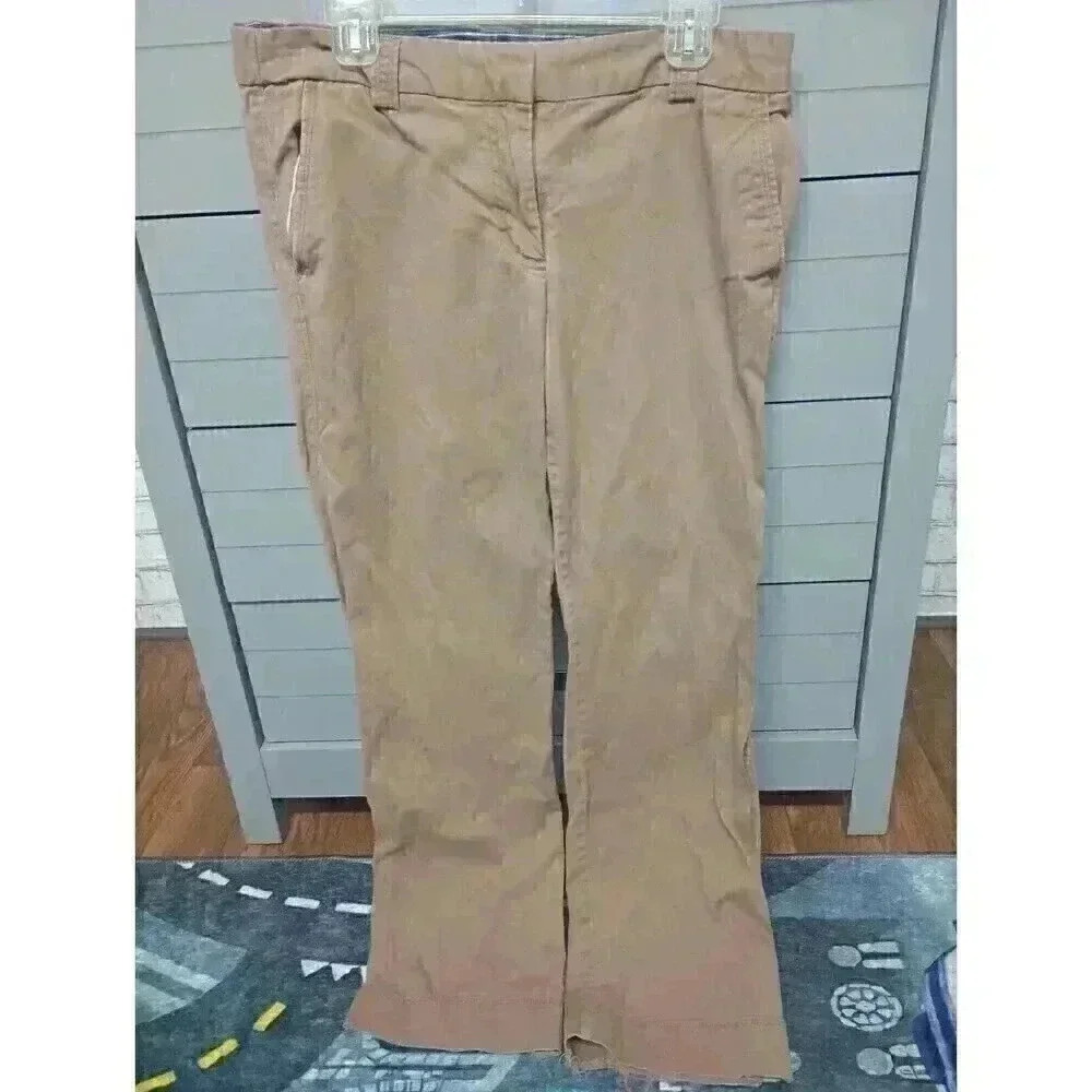 J.Crew Women's Size 10 Stretch City Fit Casual Career Khaki Tan Slack Pants